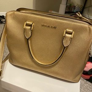 Gold Michael Kors Bag